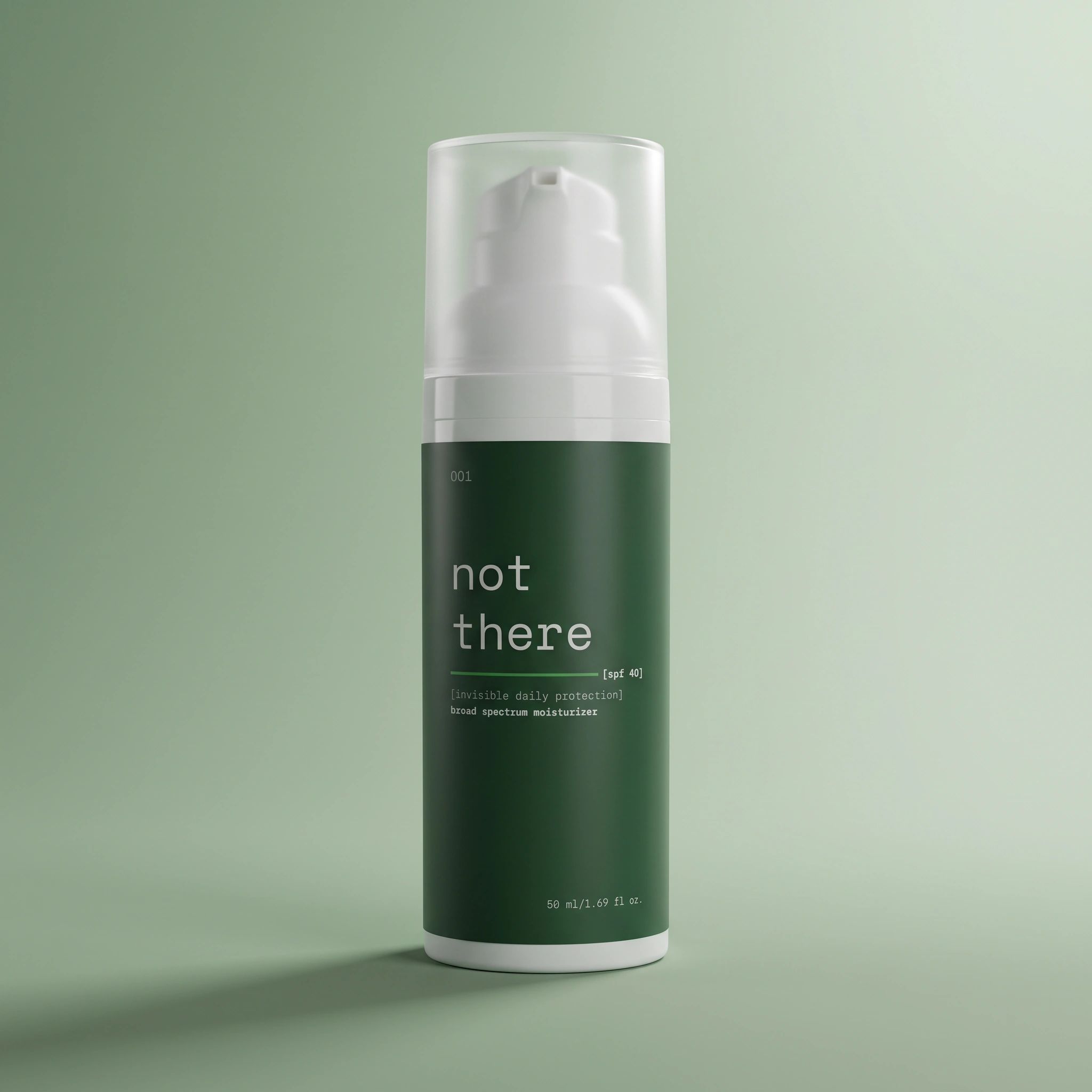 not there spf 40 broad spectrum moisturizer